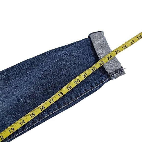 Hudson Ginny Straight with Cuff Distress Crop Low Rise Women’s Jeans - Size 25 - Picture 9 of 16